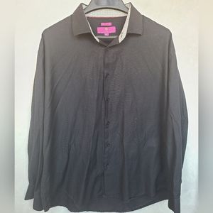 BLACK MICHAEL BRANDON BUTTON UP